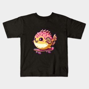 Puffer Fish Kids T-Shirt